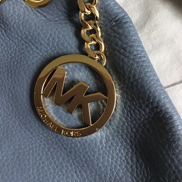 Periwinkle Leather Michael Kors Bag - Picture 2 of 7